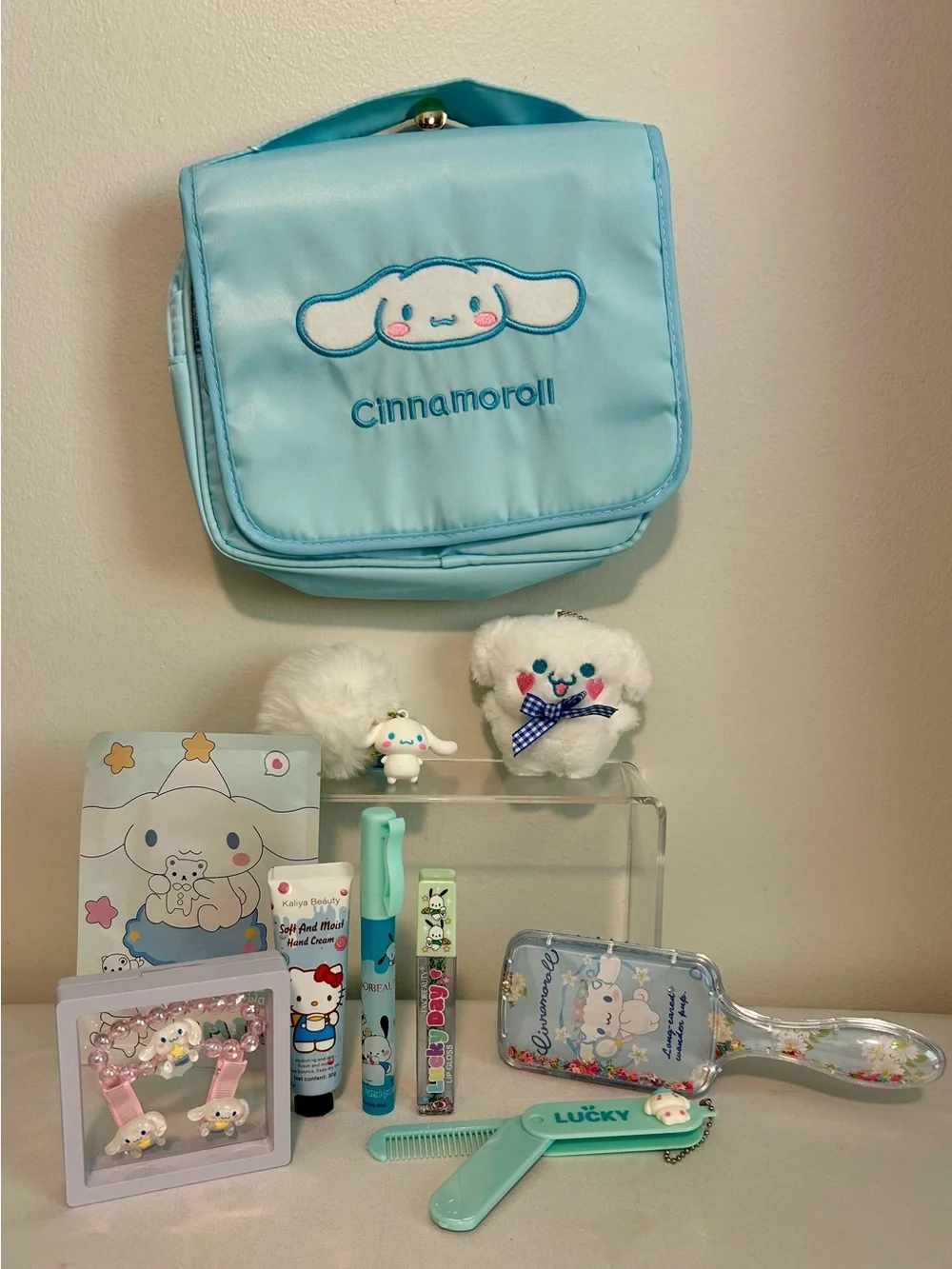 Sanrio Cinnamoroll Travel Bath & Hair Kit - Light Blue